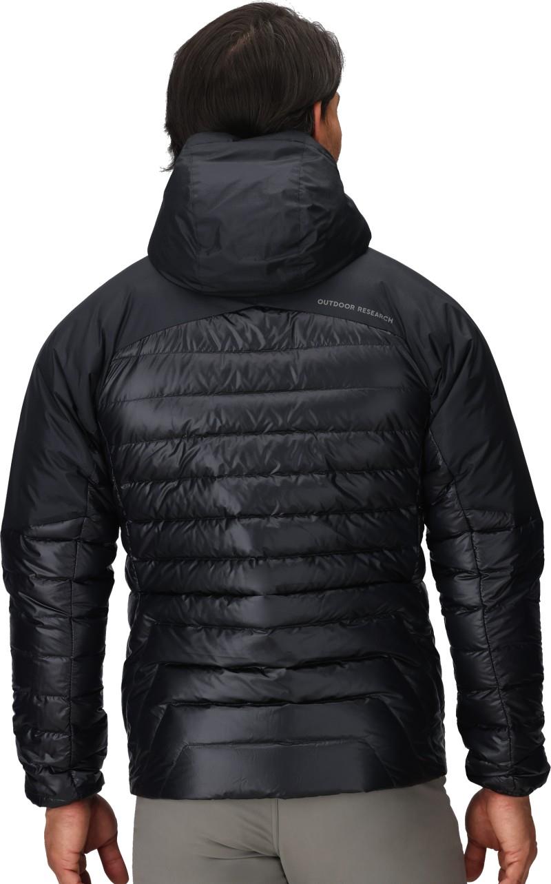 Helium Down Hoodie - Mens - solid black 1
