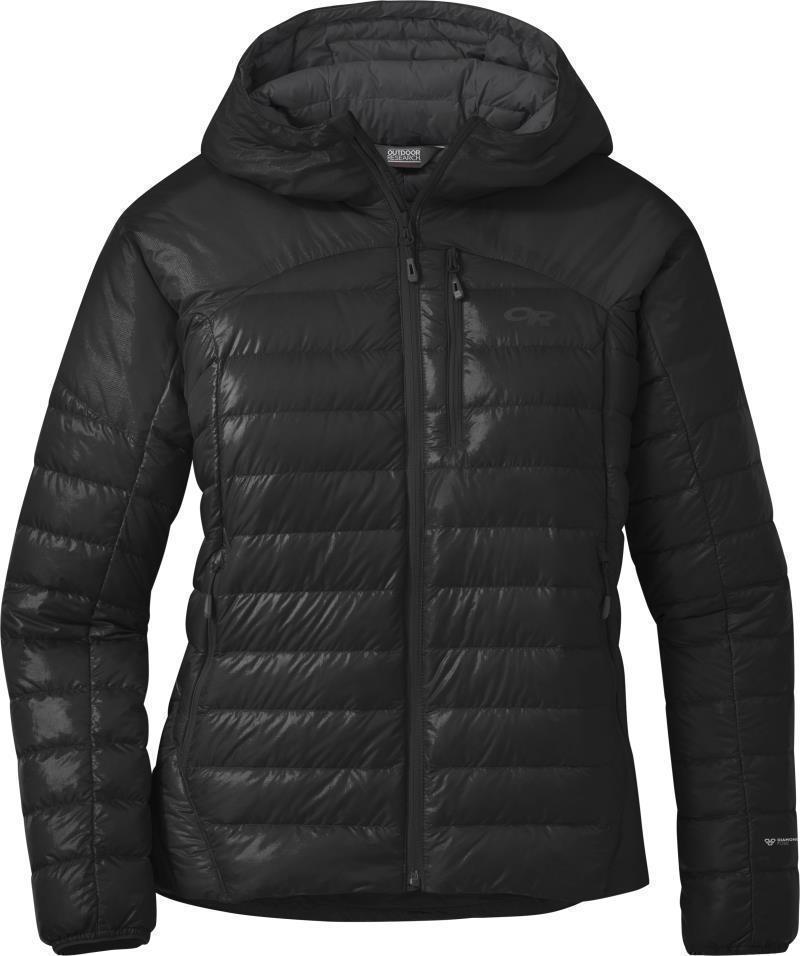 Helium Down Hoodie - Womens - Black 1