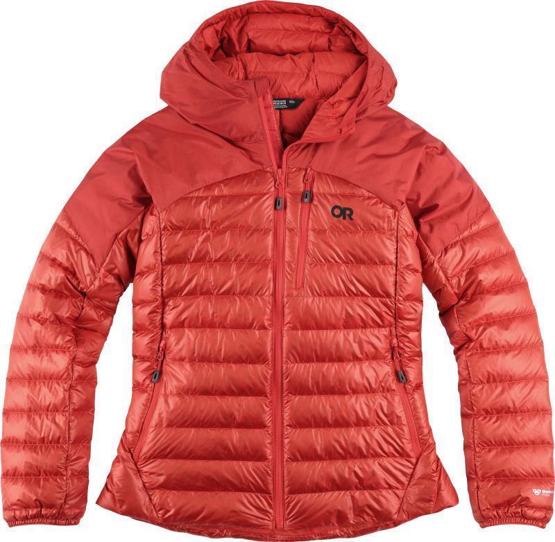 Helium Down Hoodie - Womens - Cranberry 1