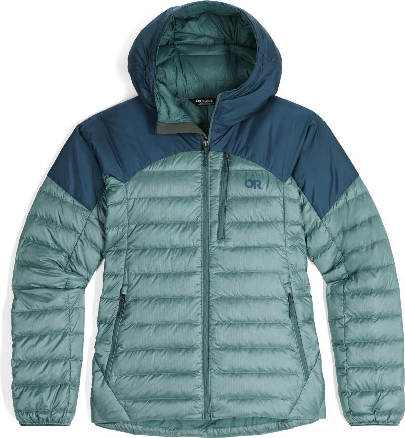 Helium Down Hoodie - Womens - Neptune / Harbor 1