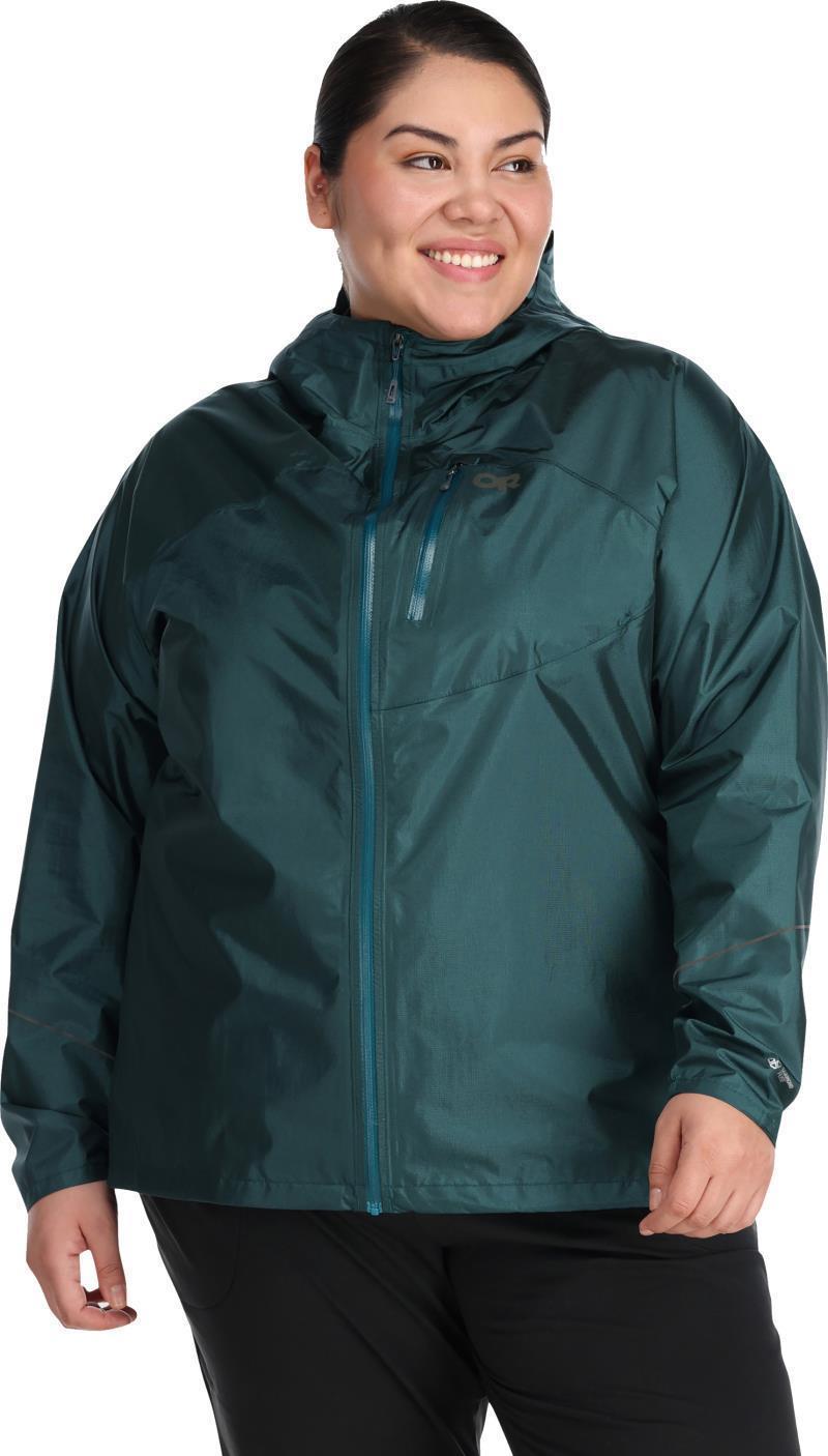 Helium Rain Jacket Plus - Womens - Treeline 1