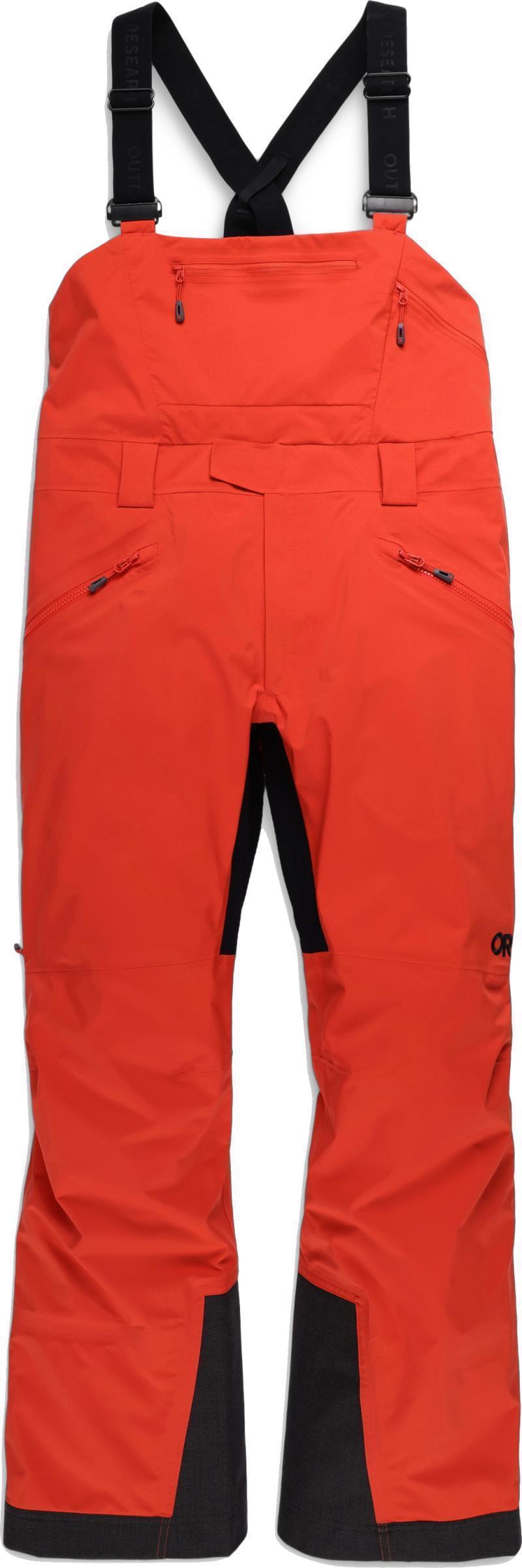 Hemispheres II Bibs - Mens - Cranberry 1