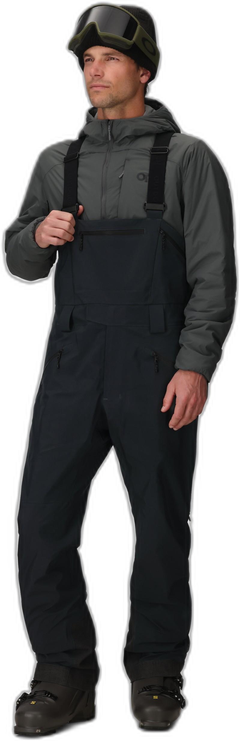 Hemispheres Team GTX 3L Bibs, Short - Mens - black 1