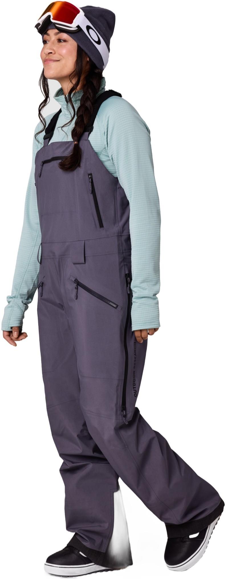 Hemispheres Team GTX 3L Bibs - Womens - smoky quartz 1