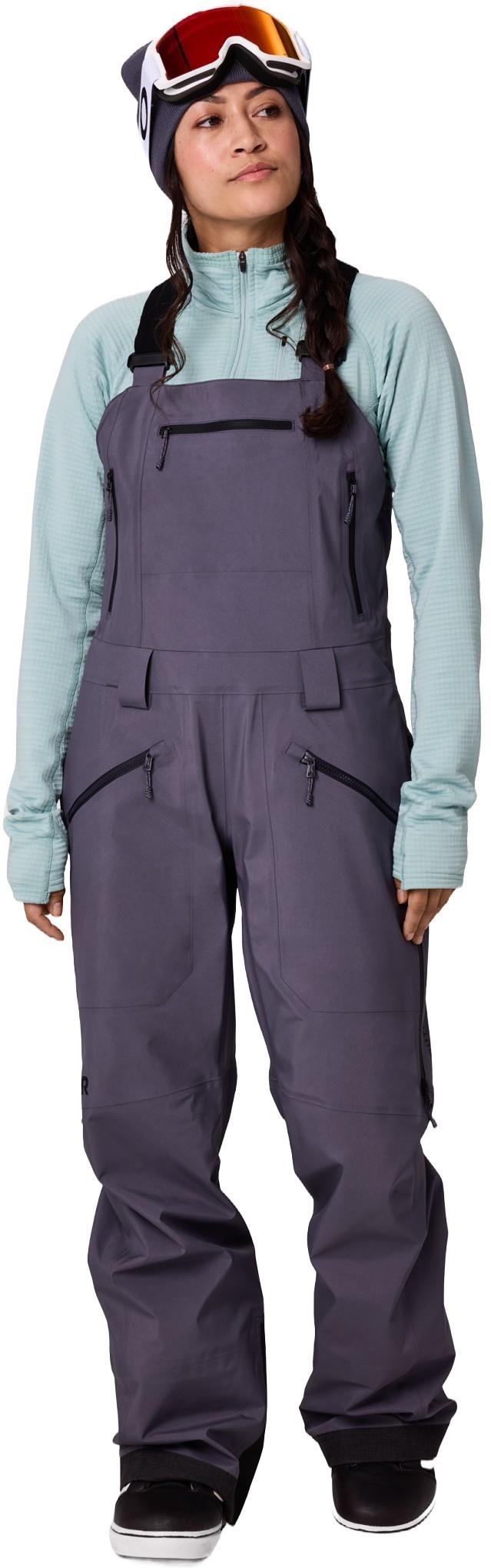 Hemispheres Team GTX 3L Bibs - Womens - smoky quartz 1