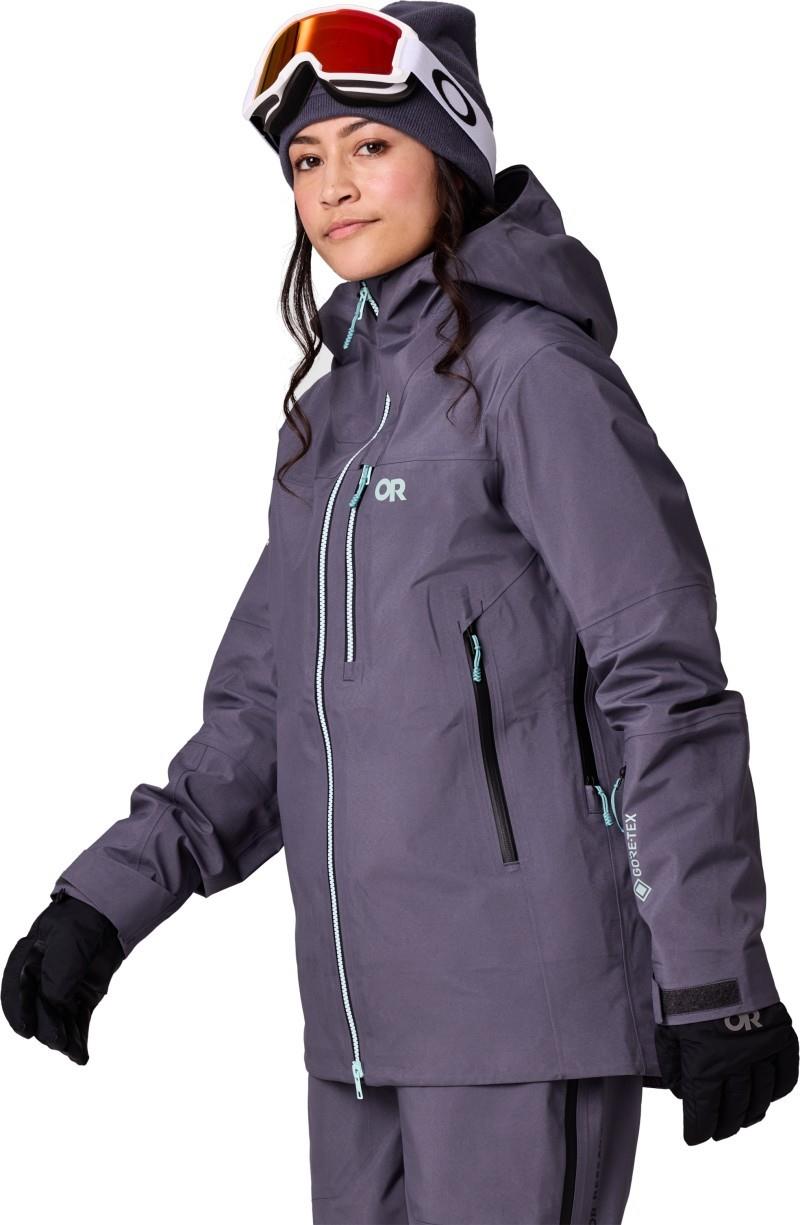 Hemispheres Team GTX 3L Jacket - Womens - smoky quartz 1