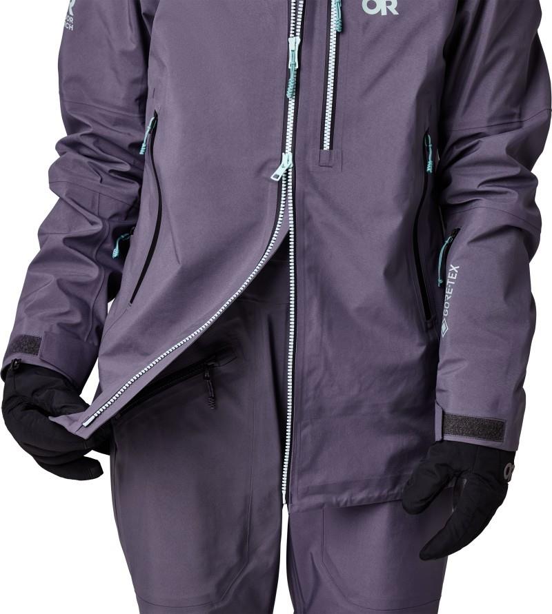 Hemispheres Team GTX 3L Jacket - Womens - smoky quartz 1