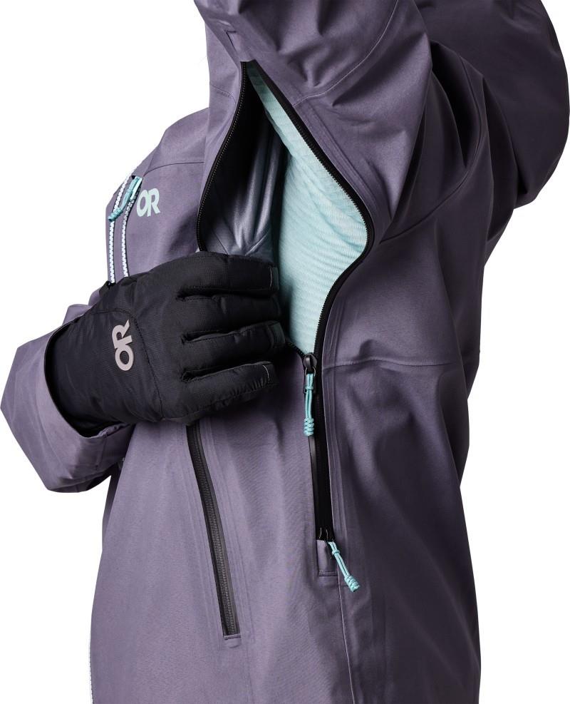 Hemispheres Team GTX 3L Jacket - Womens - smoky quartz 1