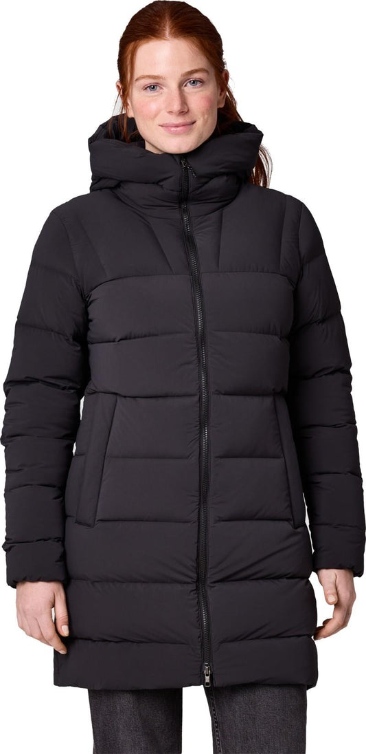 Highveil Stretch Down Parka - Womens - black 1
