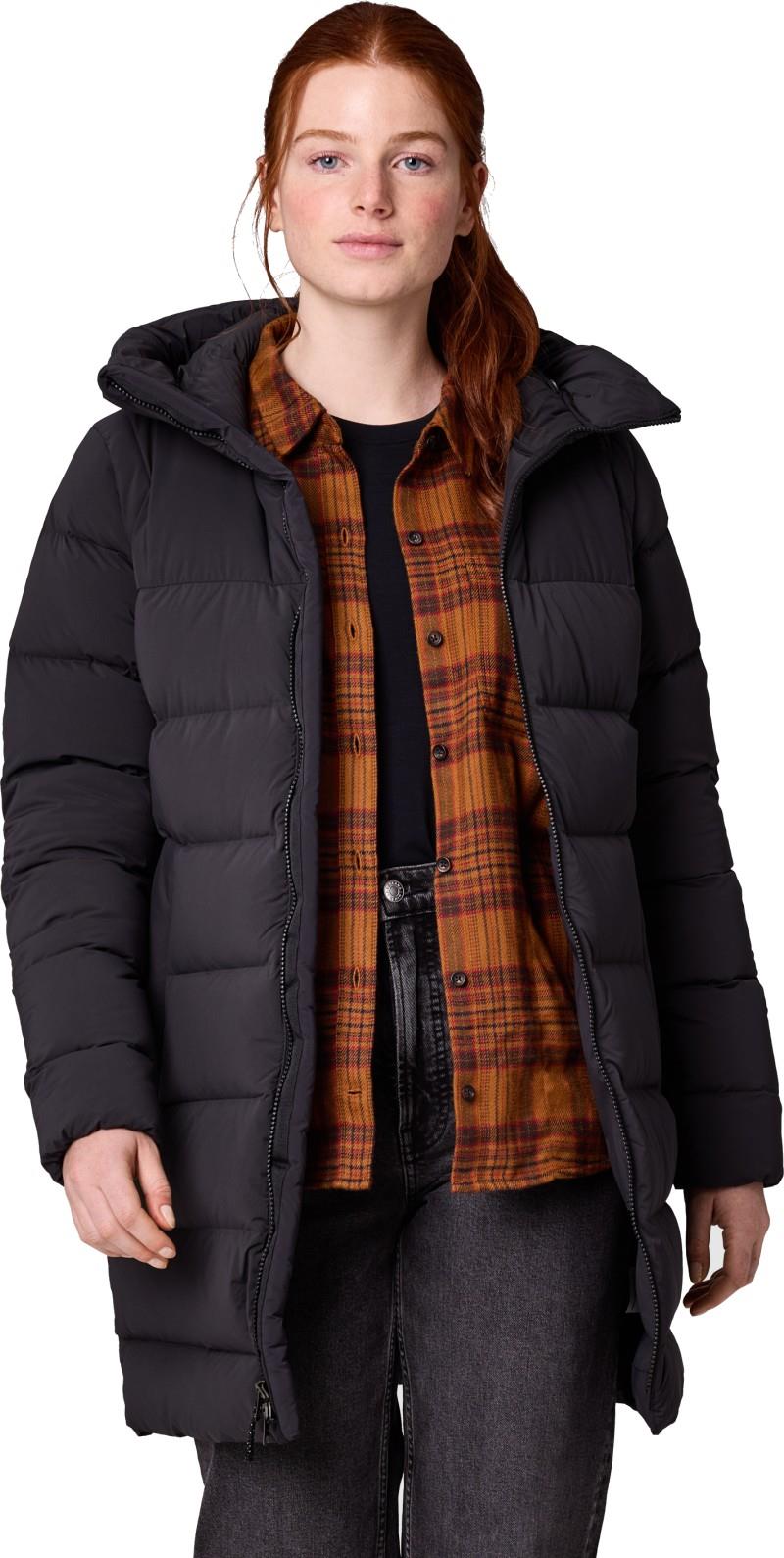 Highveil Stretch Down Parka - Womens - black 1
