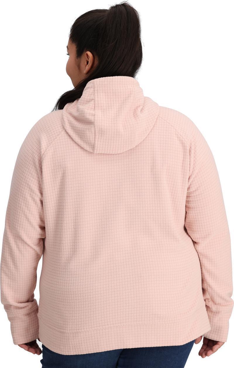 Mega Trail Mix Fleece Full Zip Hoodie, Plus - Womens - Sienna 3
