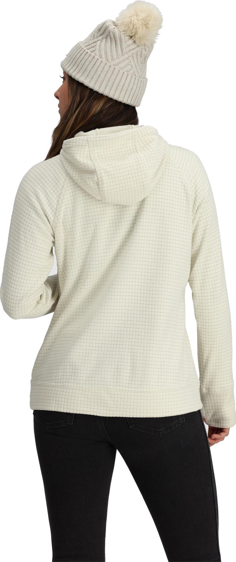 Mega Trail Mix Fleece Full Zip Hoodie - Womens - Bone 3
