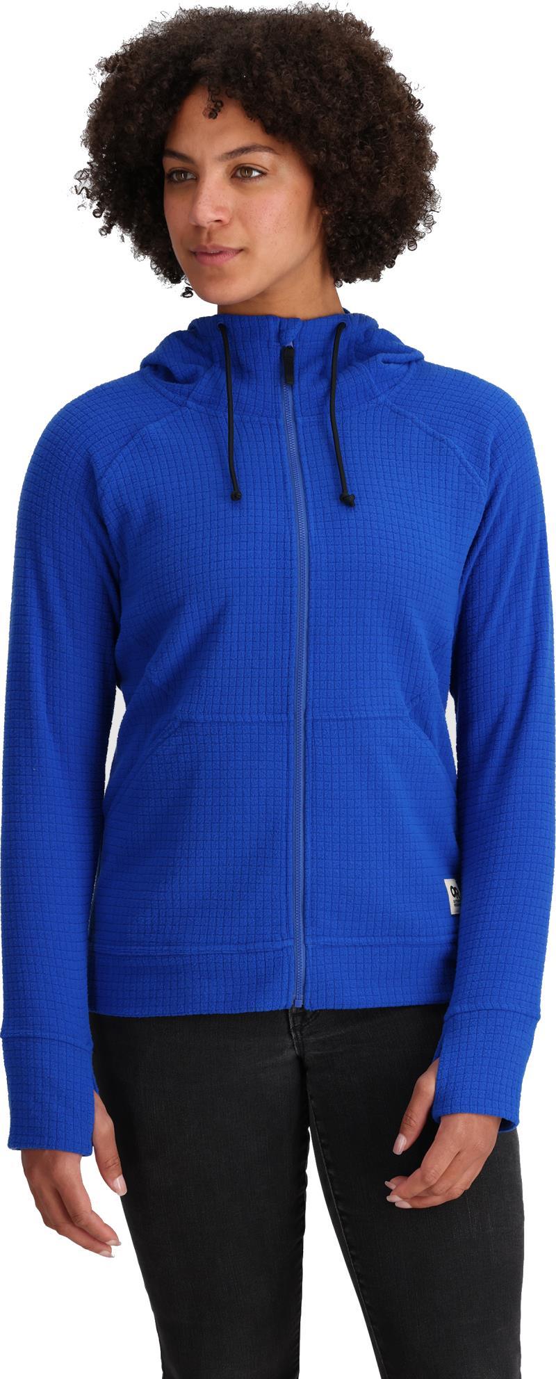 Mega Trail Mix Fleece Full Zip Hoodie - Womens - Topaz 2