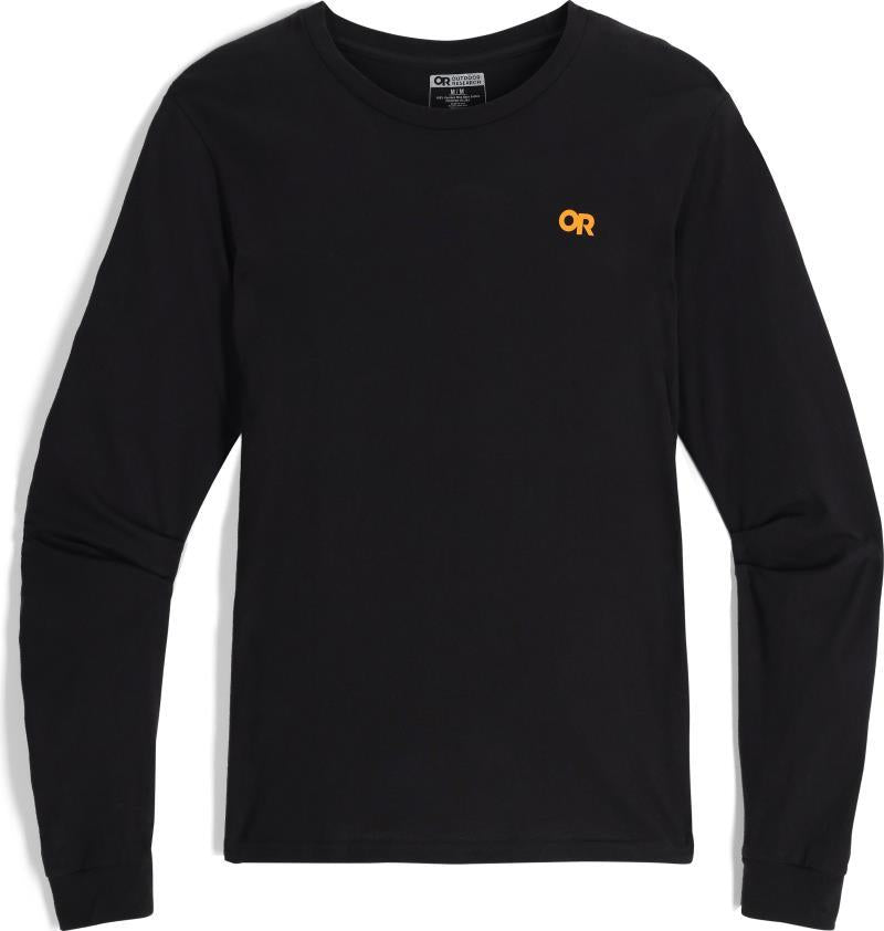 OR Alpine Logo LS T-Shirt - Unisex - Black 1