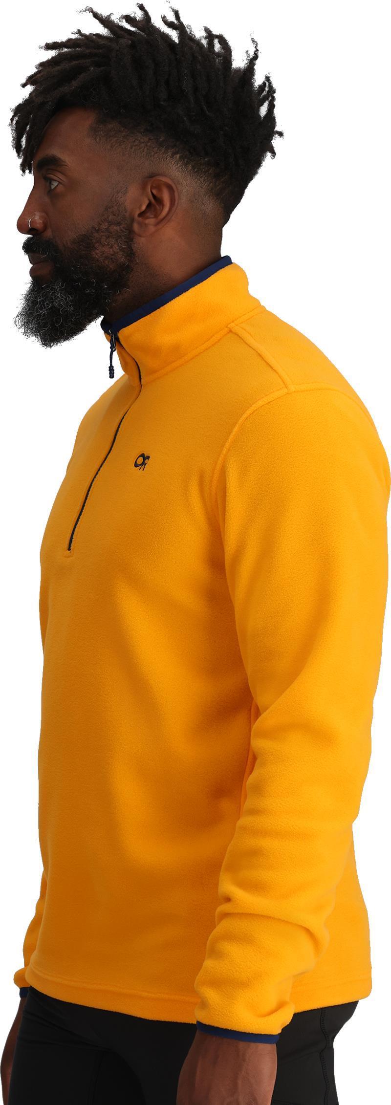 OR Polartec 100 Quarter Zip - Mens - gold nebula 1