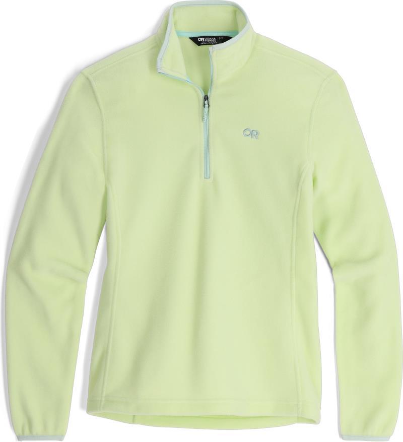 OR Polartec 100 Quarter Zip - Womens - Cool Matcha 1