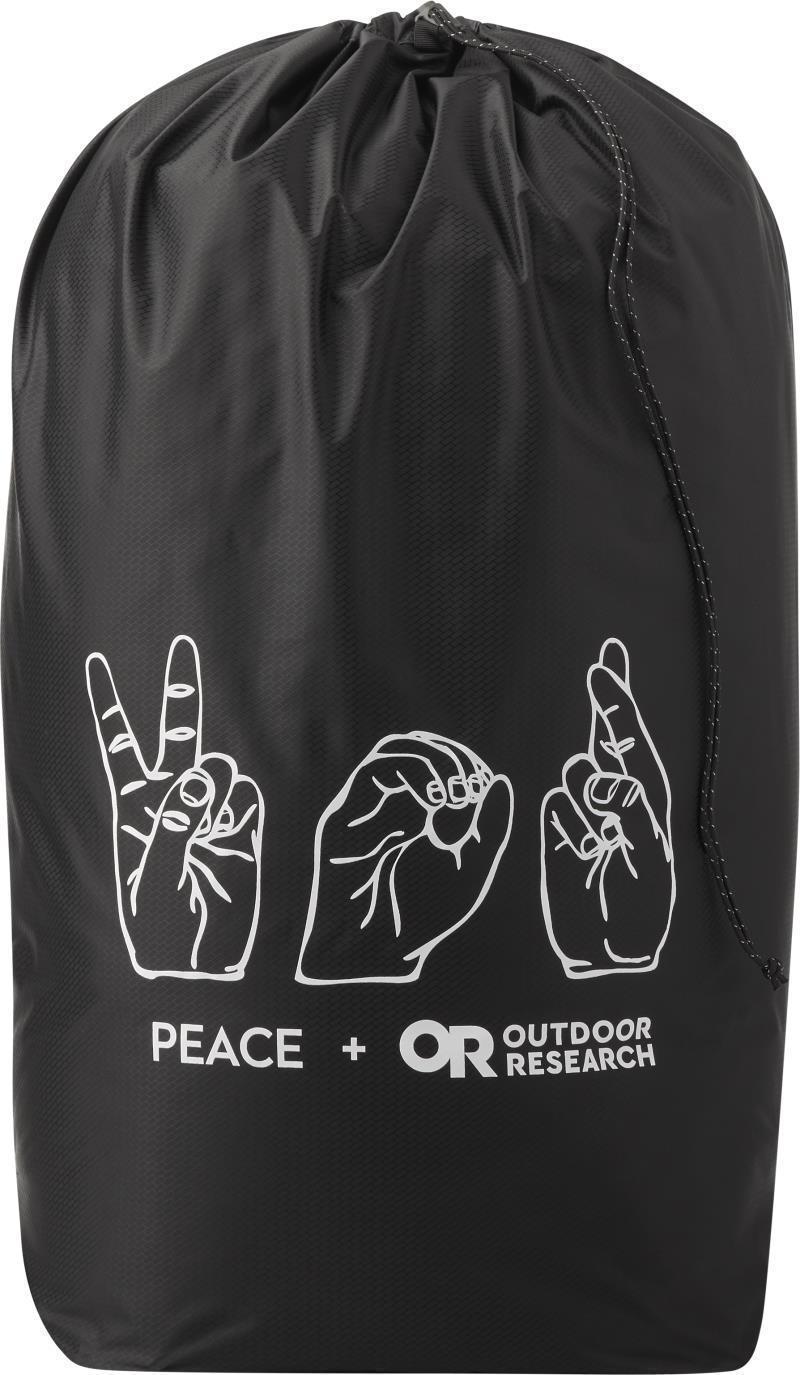 PackOut Graphic Stuff Sack 15L - Black 1