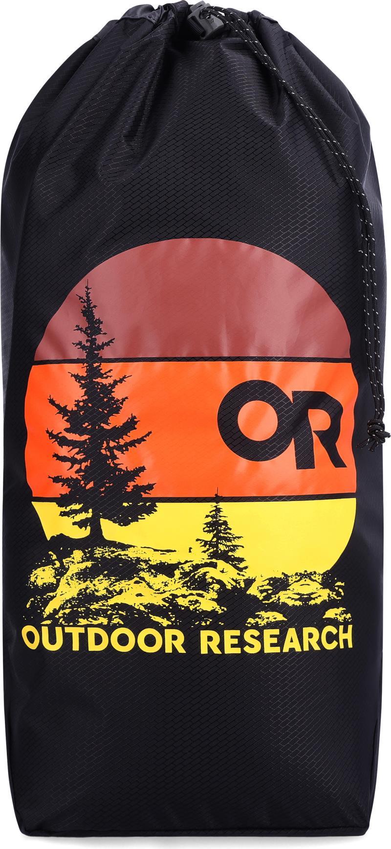 PackOut Graphic Stuff Sack 15L - Sunset / Black 1
