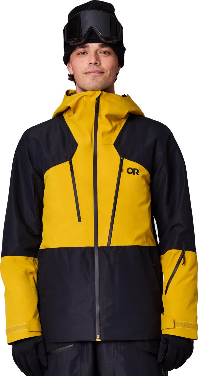 Powderverse Jacket - Mens - amber / black 1