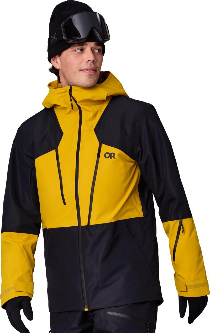 Powderverse Jacket - Mens - amber / black 1