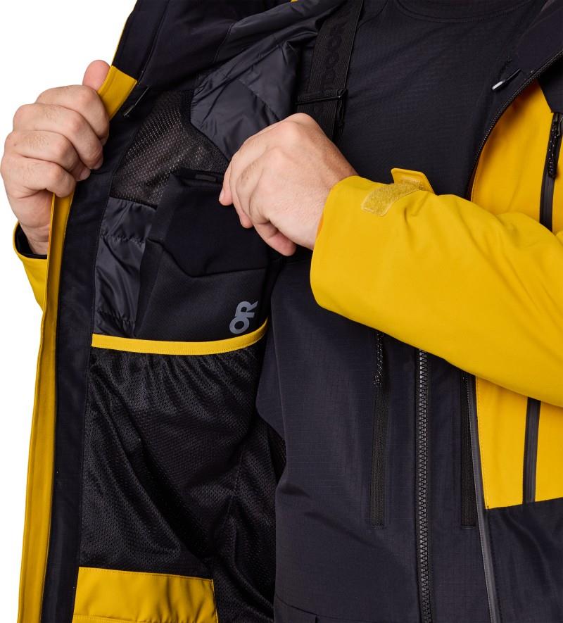 Powderverse Jacket - Mens - amber / black 1