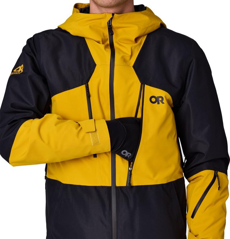 Powderverse Jacket - Mens - amber / black 1