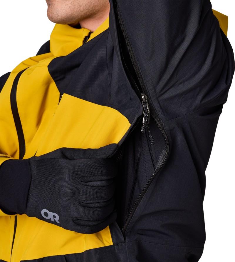 Powderverse Jacket - Mens - amber / black 1