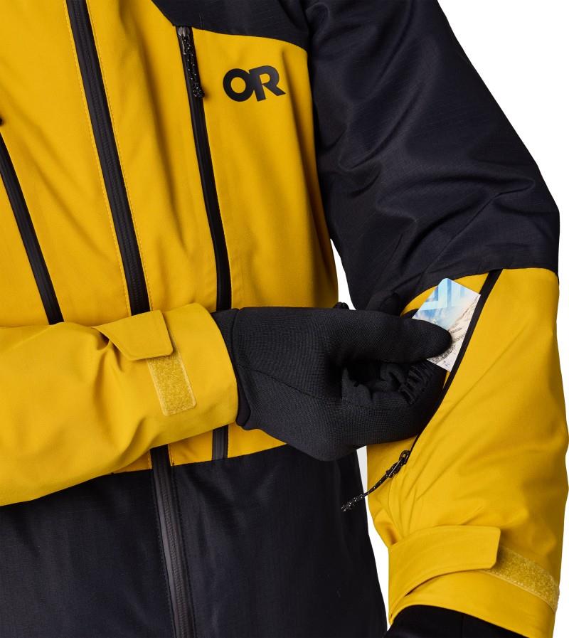 Powderverse Jacket - Mens - amber / black 1