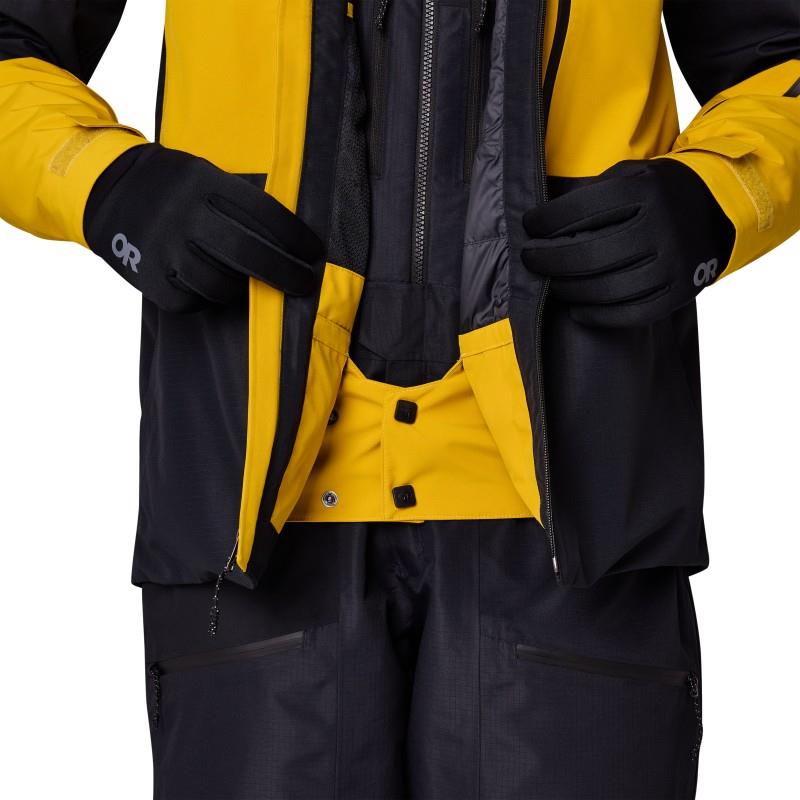 Powderverse Jacket - Mens - amber / black 1