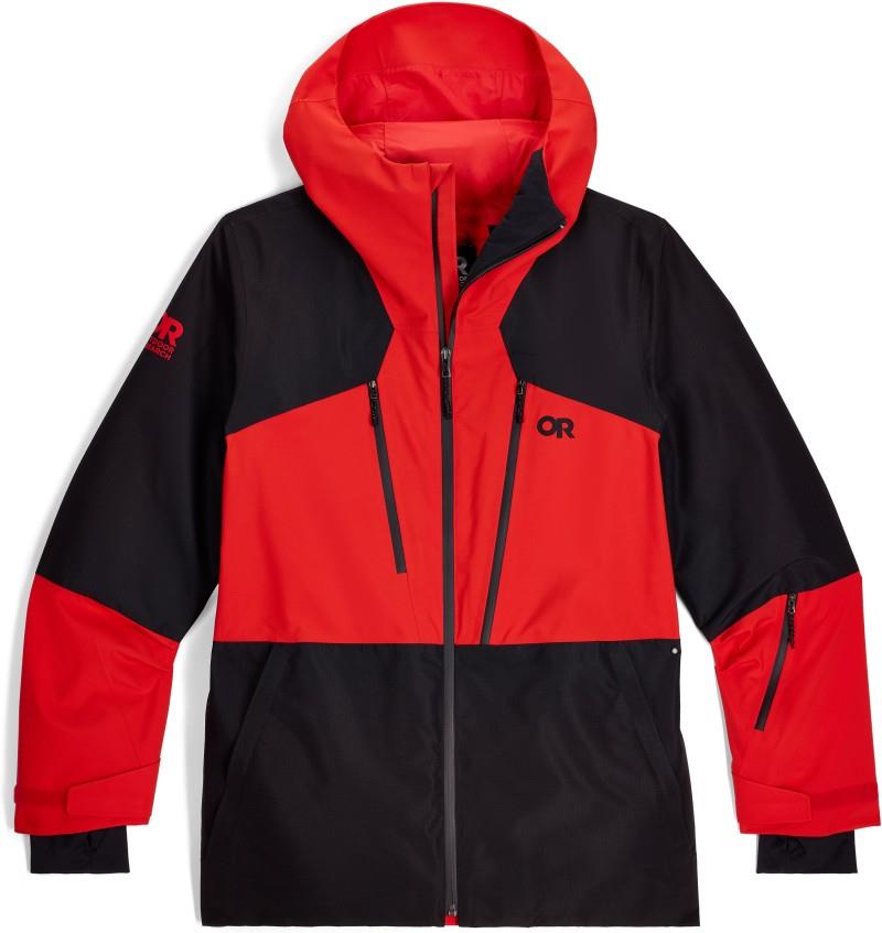 Powderverse Jacket - Mens - lingonberry / black 1