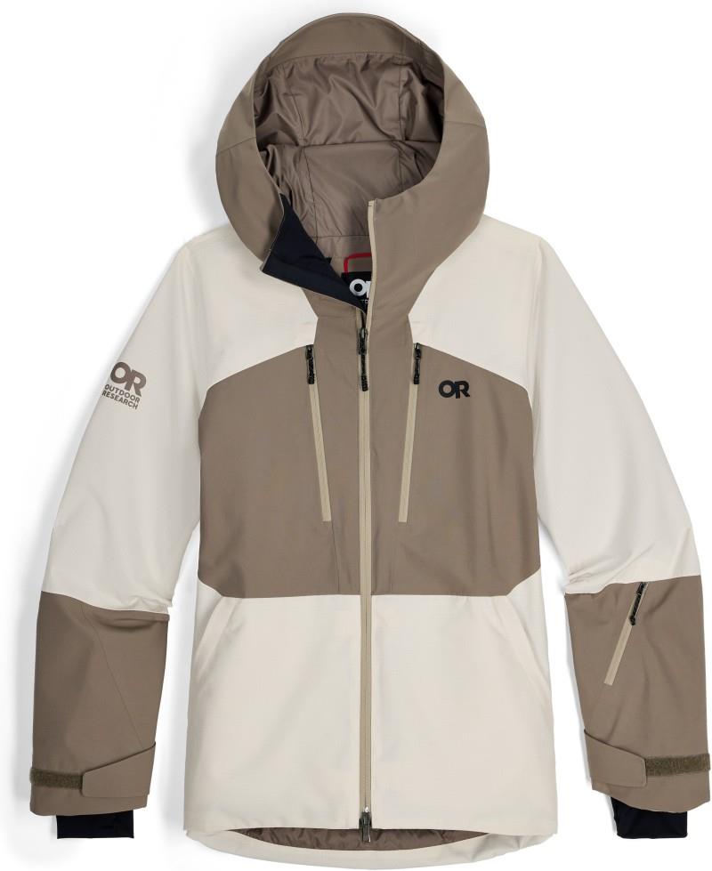 Powderverse Jacket - Womens - oyster / sable 1