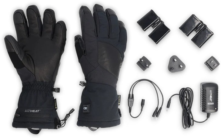 Prevail Heated GTX Gloves - solid black 1