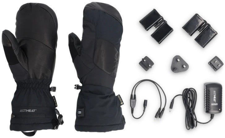 Prevail Heated GTX Mitts - solid black 1