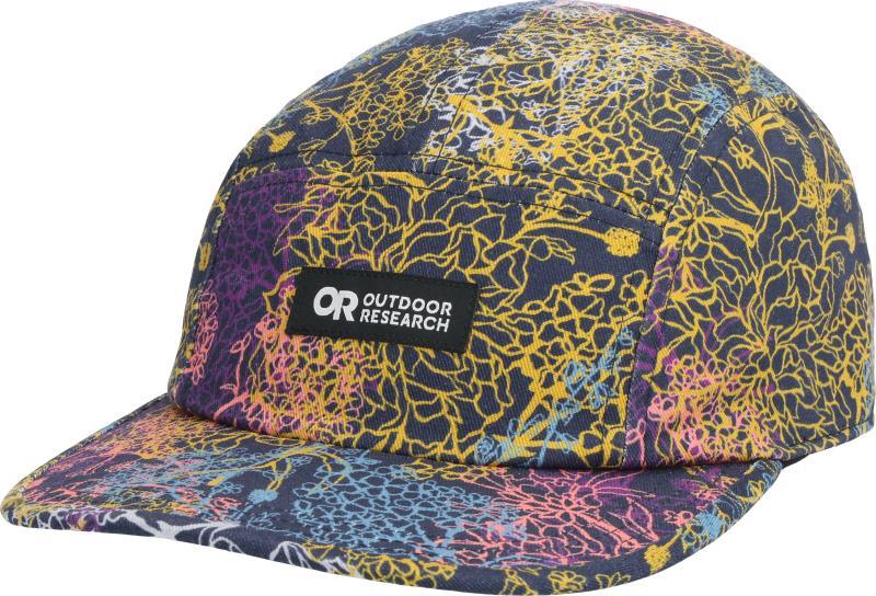 Printed 5-Panel Camper Hat - Cenote Floral 1