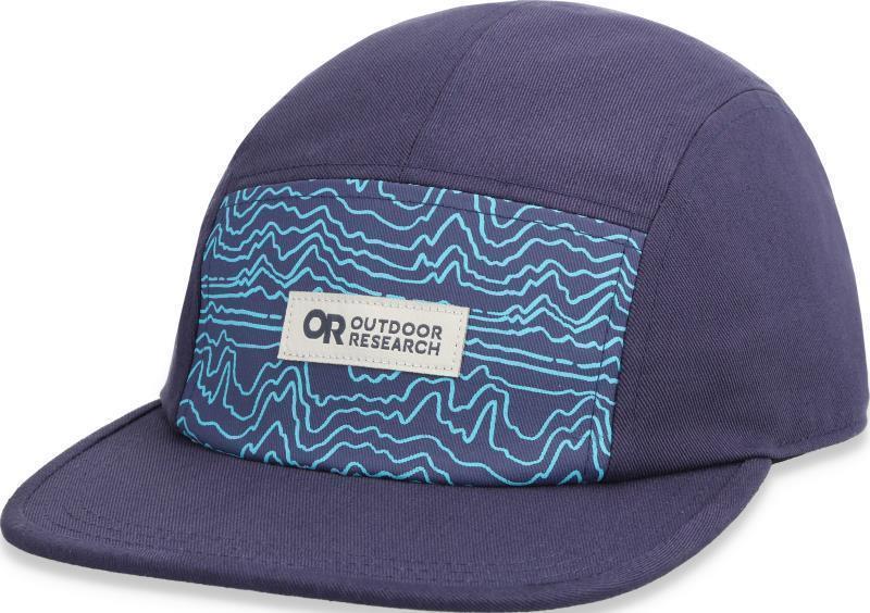 Printed 5-Panel Camper Hat - Cenote Topo 1