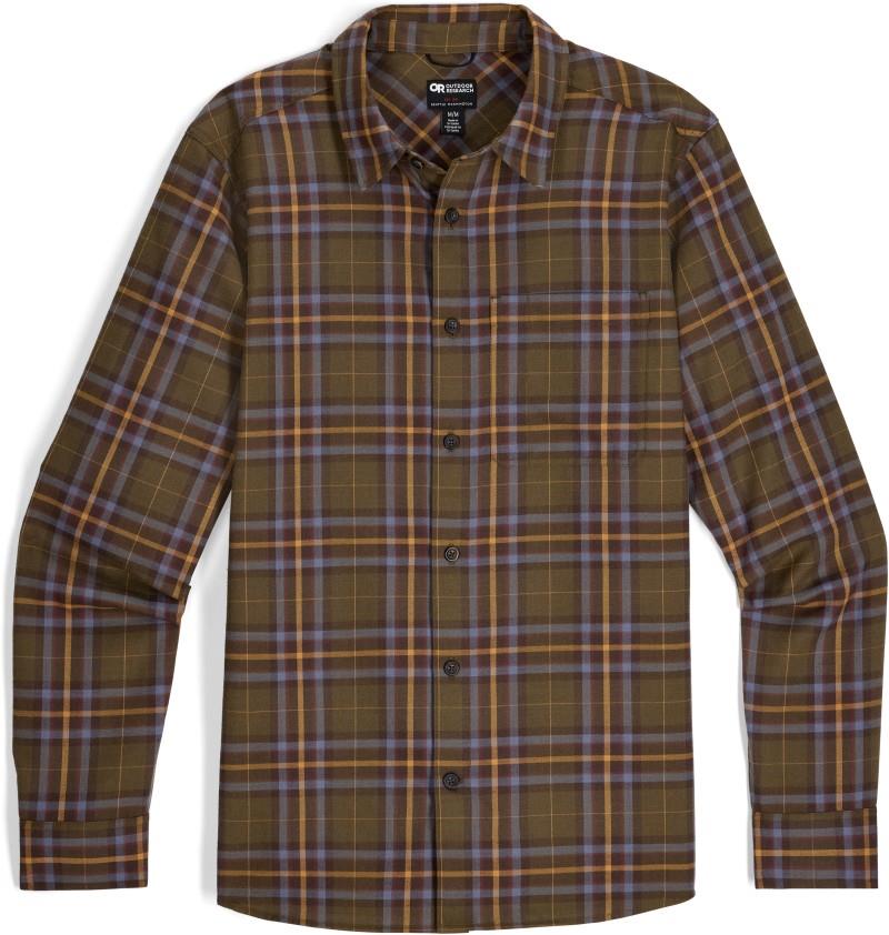 Ravenna Flannel Shirt - Mens - dark olive plaid 1
