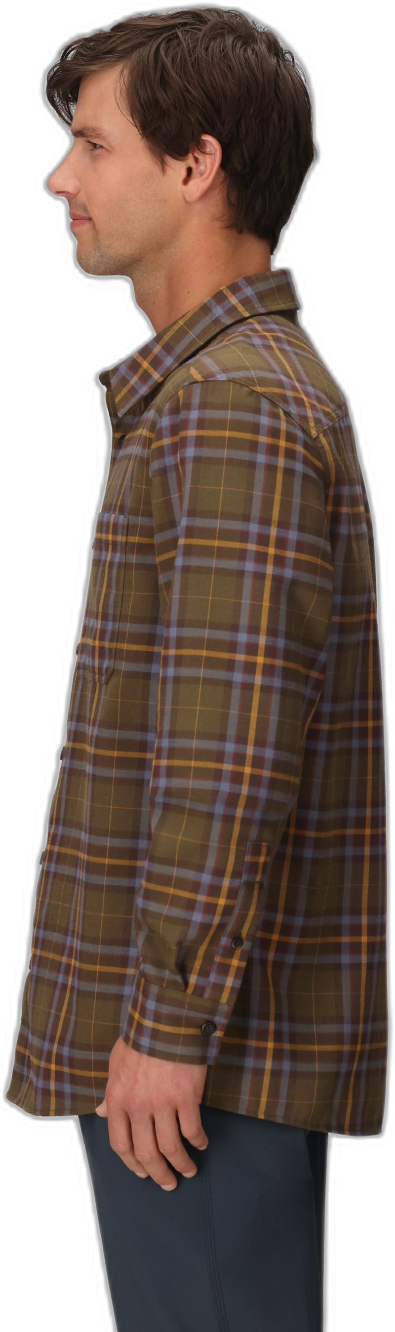 Ravenna Flannel Shirt - Mens - dark olive plaid 1
