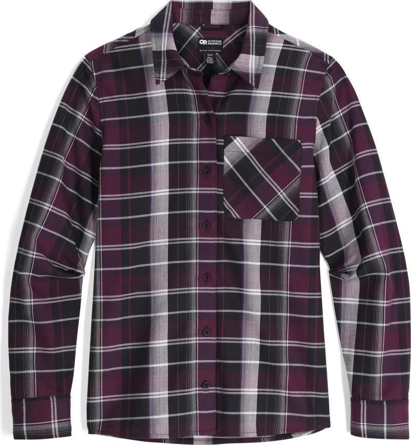 Ravenna Flannel Shirt - Womens - Amethyst Plaid 1