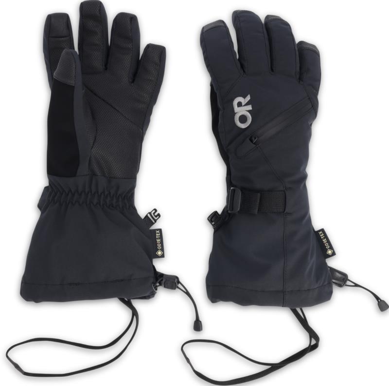 Revolution II GTX Gloves, Plus - Womens - Black 1