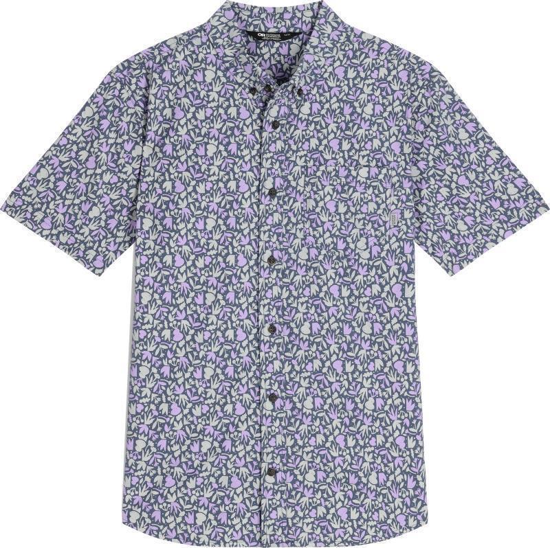 Rooftop SS Shirt - Mens - Dawn Woodblock 1