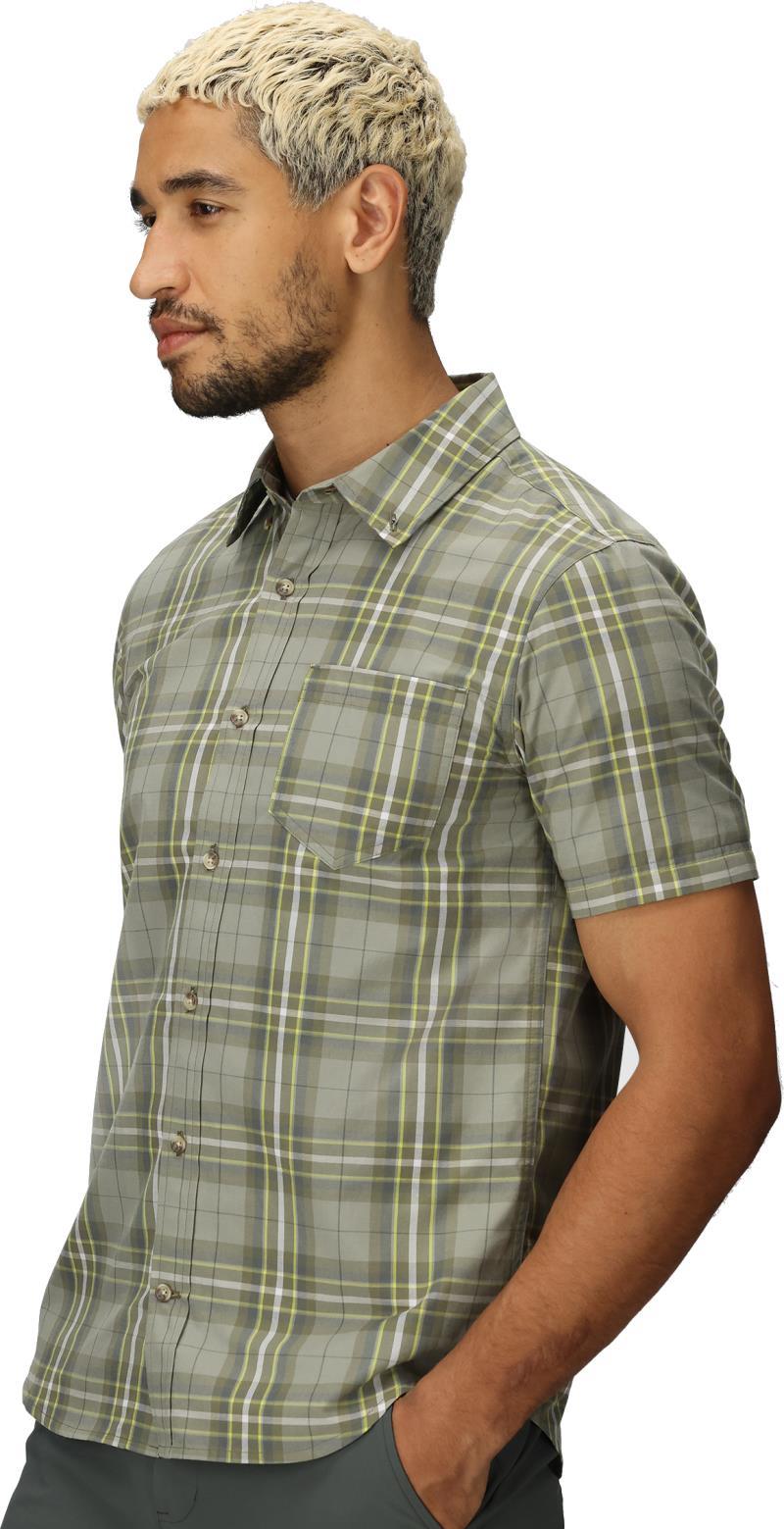 Rooftop SS Shirt - Mens - ranger green plaid 1