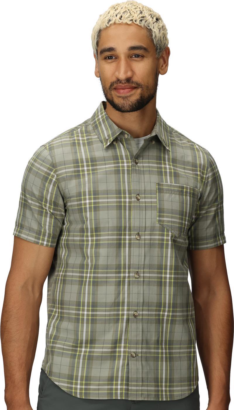 Rooftop SS Shirt - Mens - ranger green plaid 1