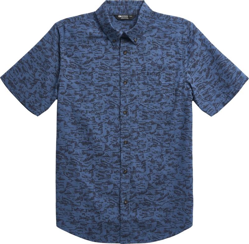 Rooftop SS Shirt - Mens - skyline switchback print 1