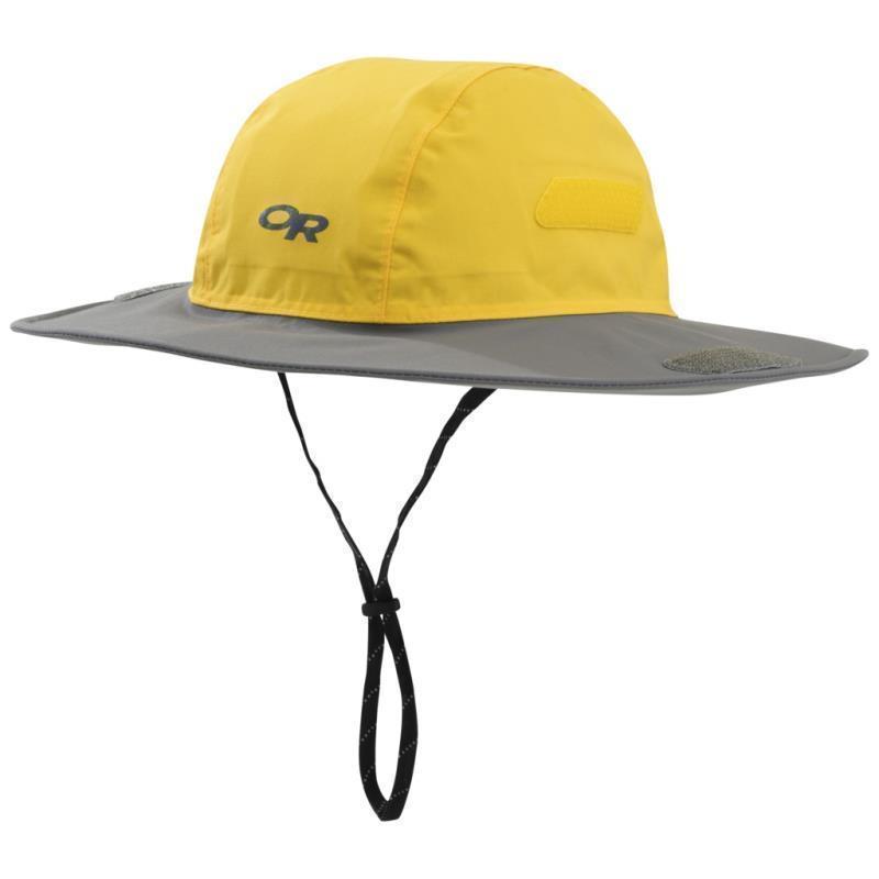 Seattle Rain Hat - Kids - saffron / pewter 1