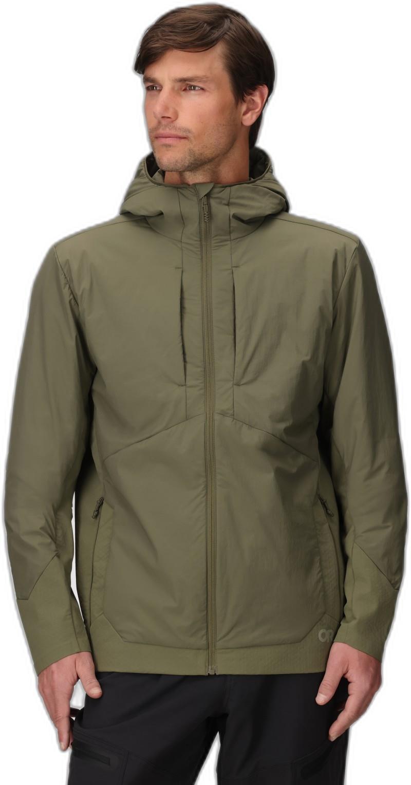 Shadow Hybrid Hoodie - Mens - ranger green 1