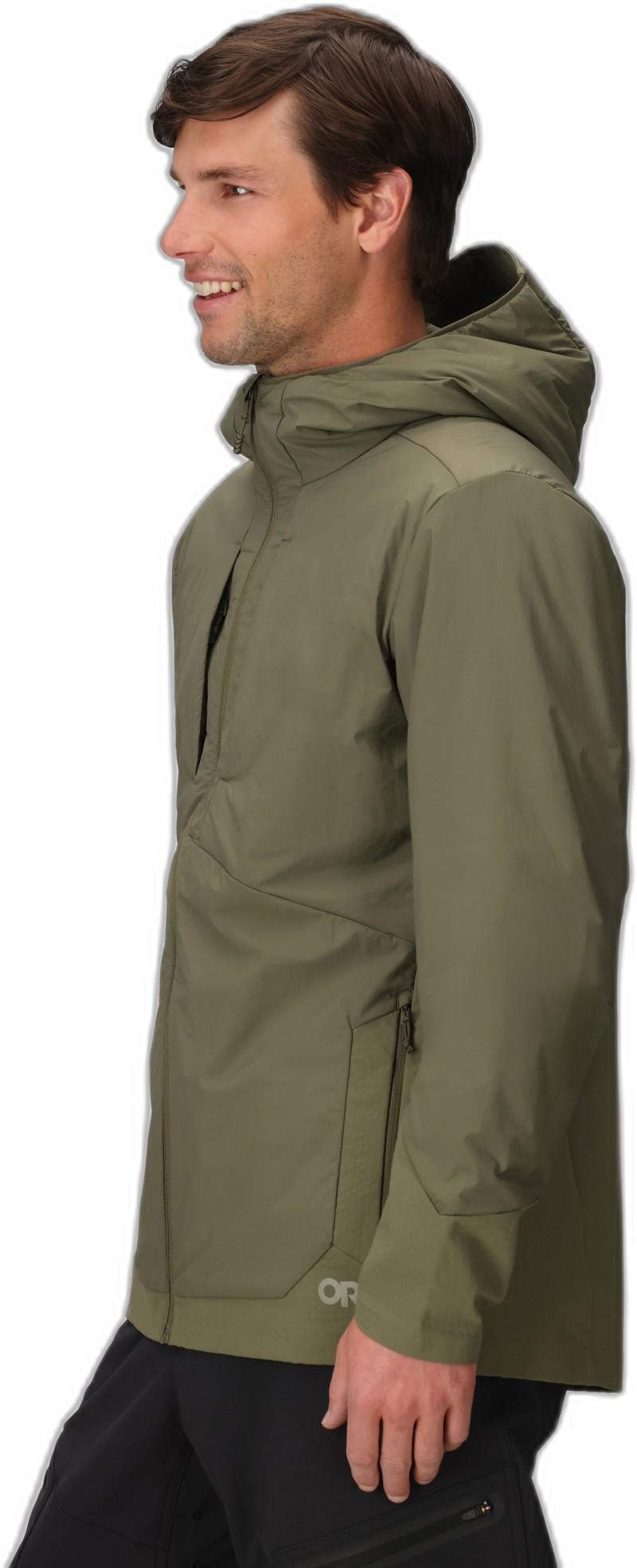 Shadow Hybrid Hoodie - Mens - ranger green 1
