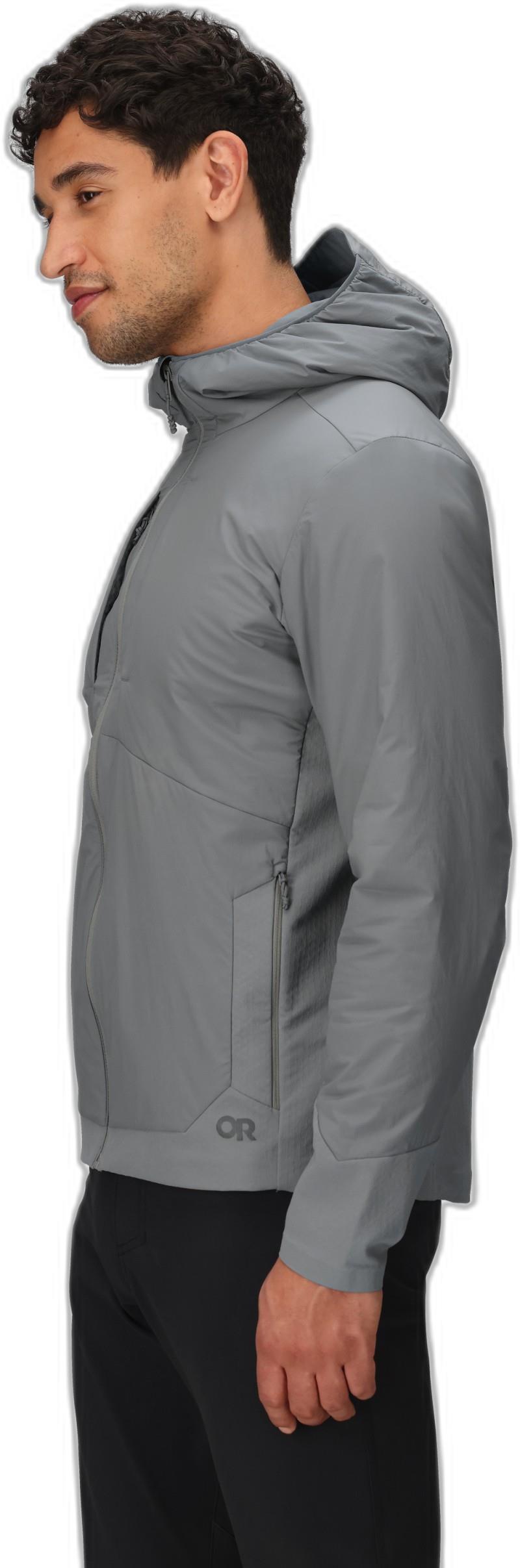 Shadow Hybrid Hoodie - Mens - wolf grey 1