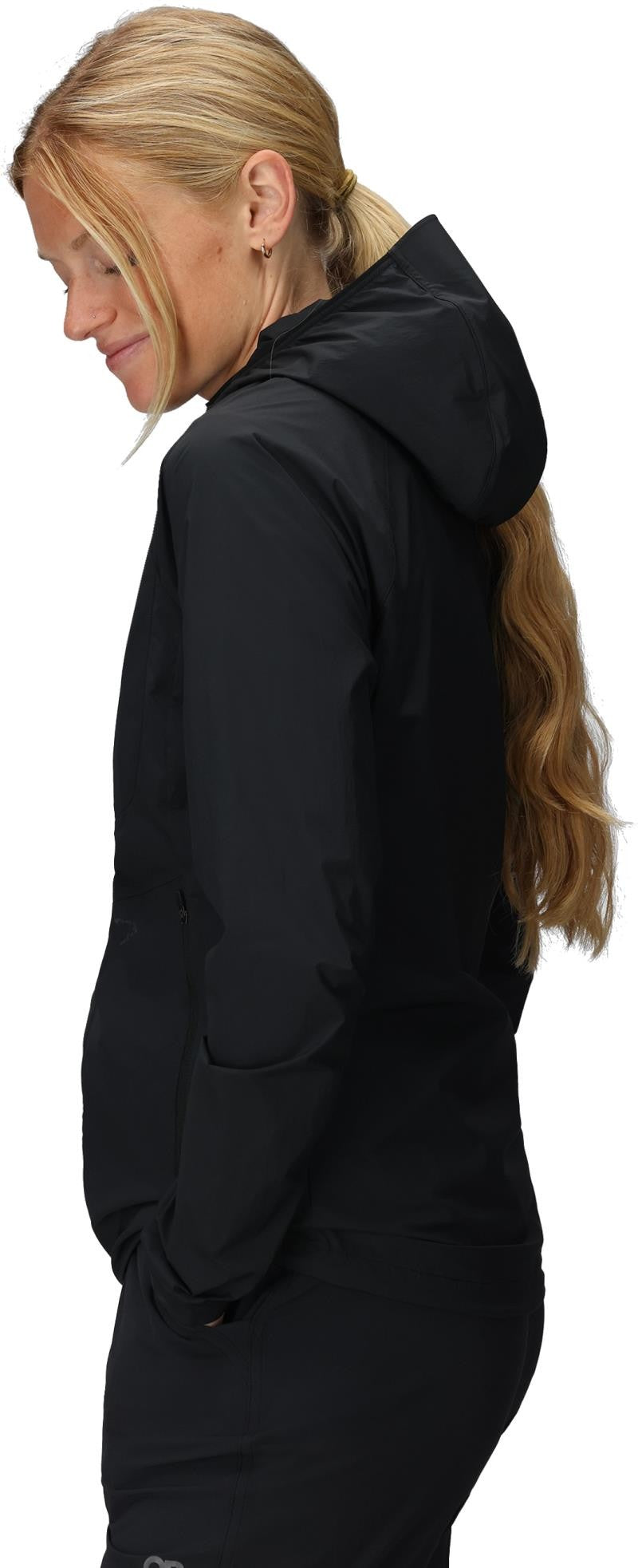 Shadow Wind Hoodie - Womens - black 1