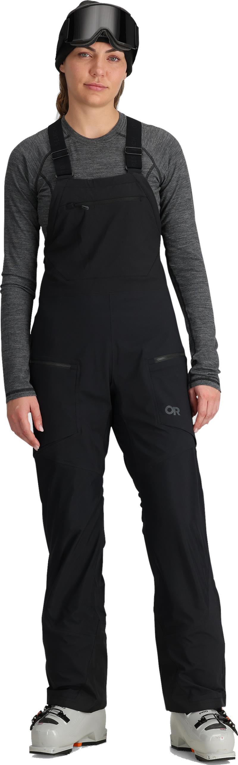 Skytour AscentShell Bibs, Short - Womens - Black 2
