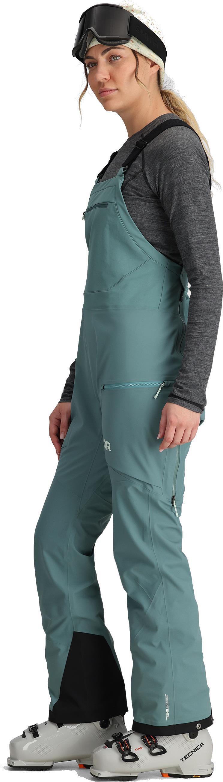 Skytour AscentShell Bibs, Short - Womens - Neptune 3